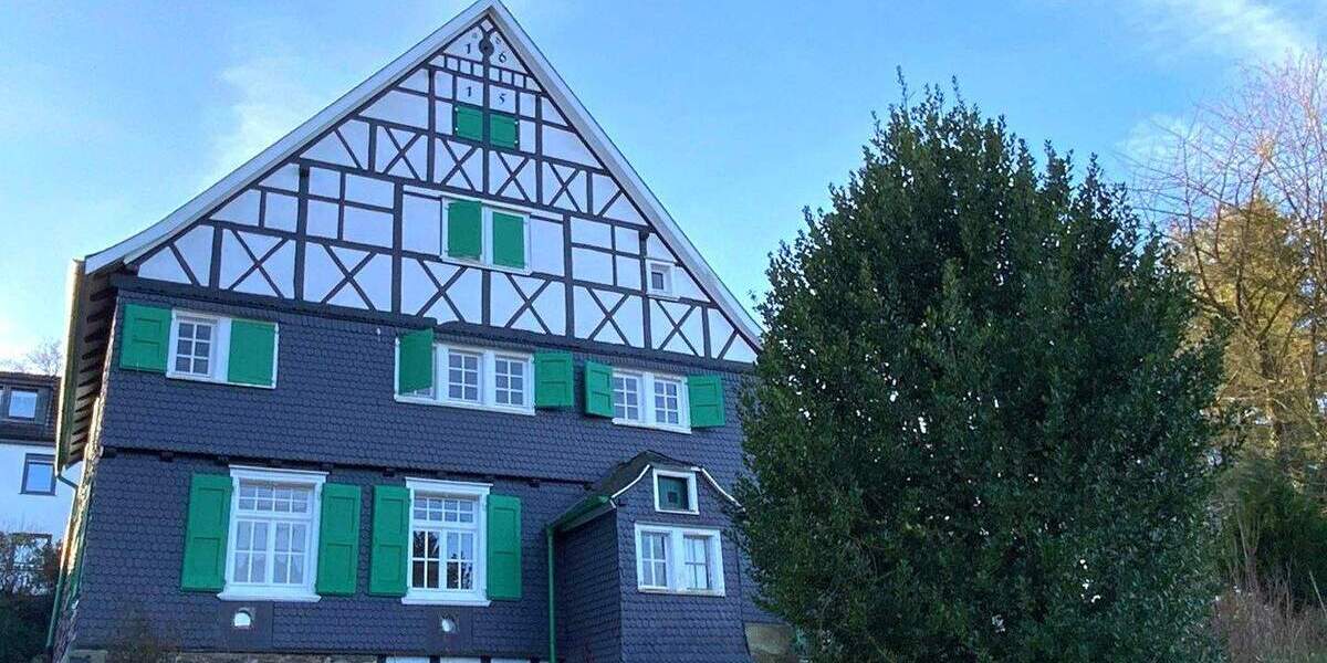 Echt Bergisch: Teilsaniertes Fachwerkhaus mit Fernblick 1 zimmer