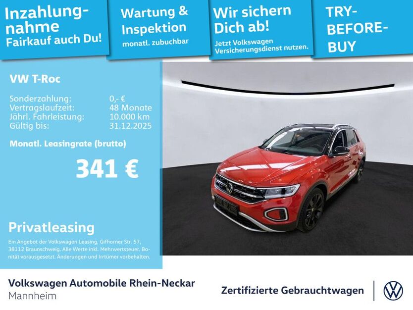 VW T-Roc 86.812 km 25.491 € Mannheim 68309