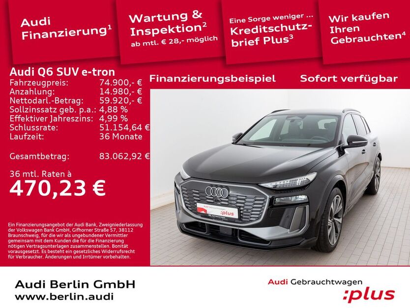 Audi Q6 e-tron 11.300 km 74.900 € Berlin 12489