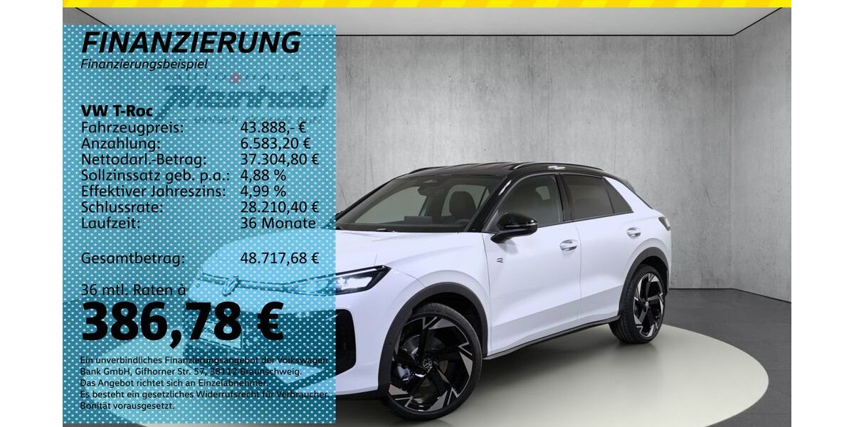 VW T-Roc 5.000 km 43.888 &euro; Auerbach/Rebesgrün 08209