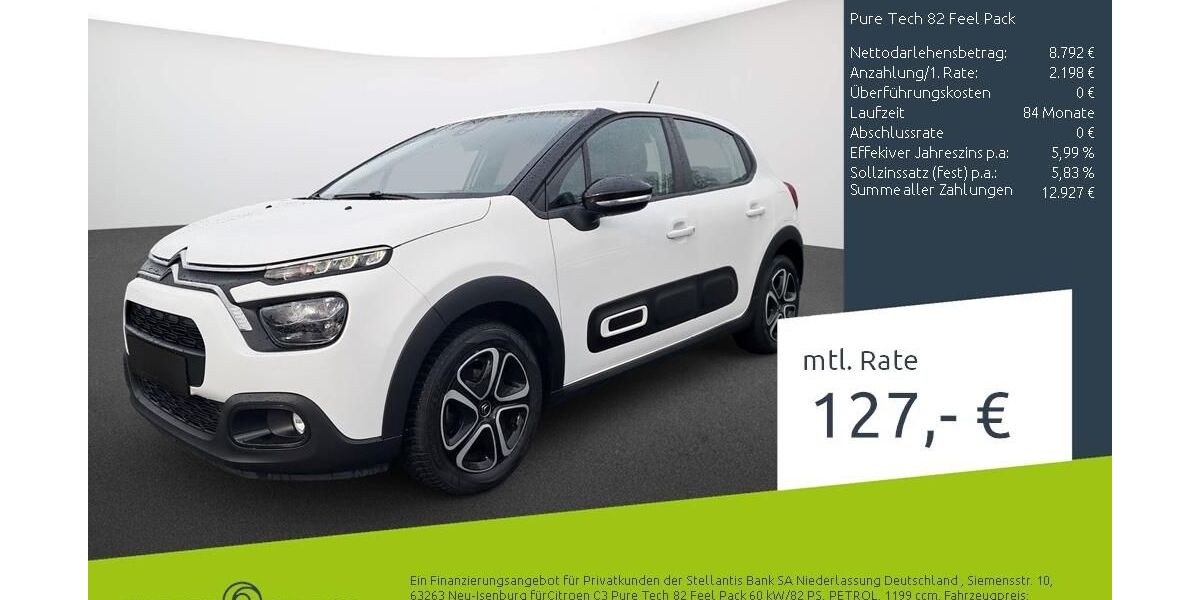Citroen C3 51.208 km 10.990 &euro; Bocholt 46395