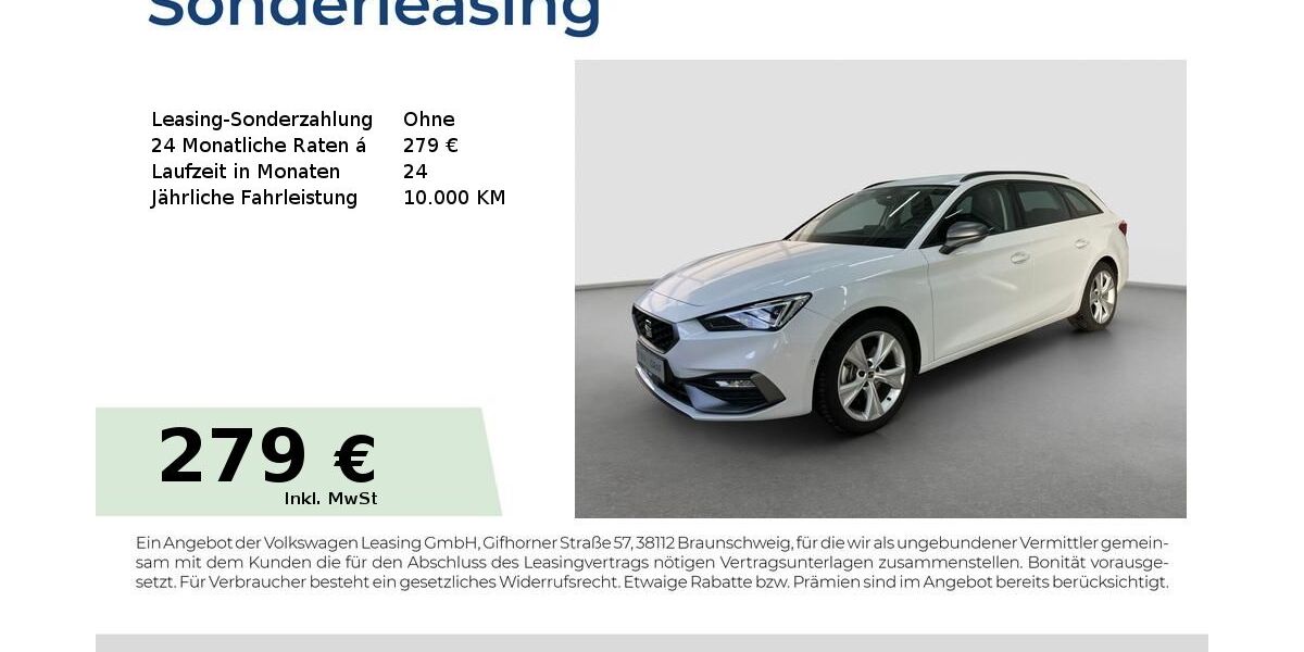 Seat Leon 14.700 km 28.880 &euro; Fürth 90763