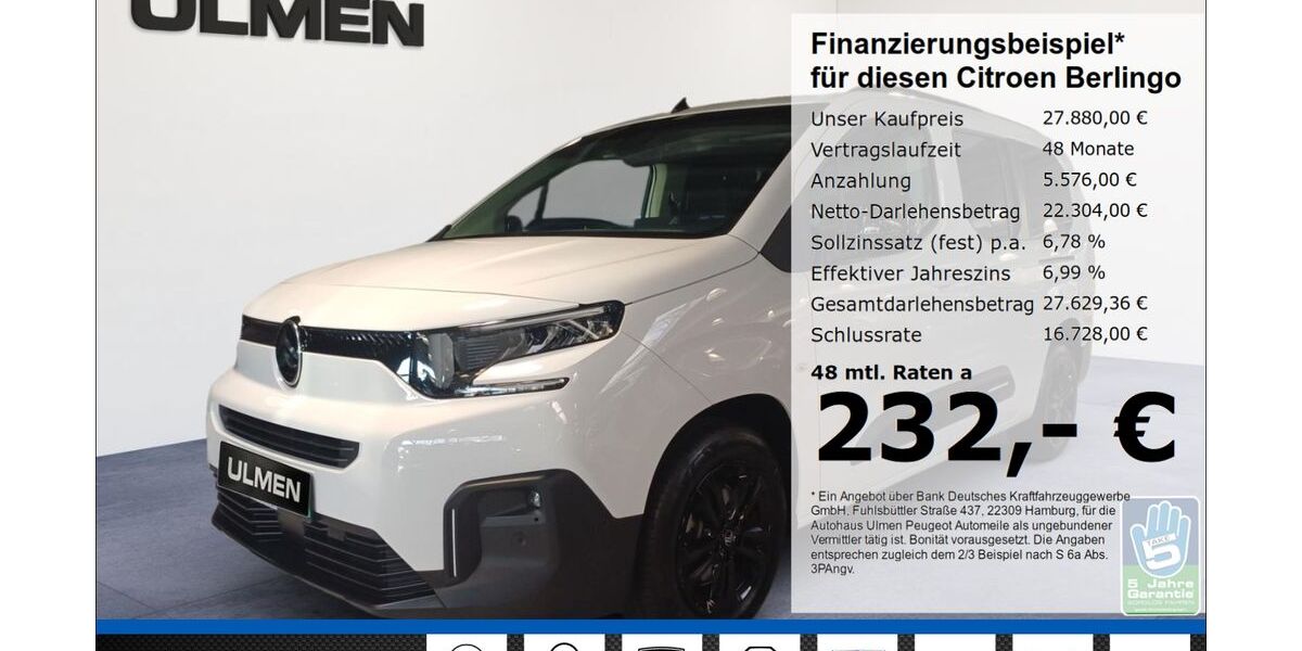 Citroen Berlingo 22.919 km 27.880 &euro; Düsseldorf 40233