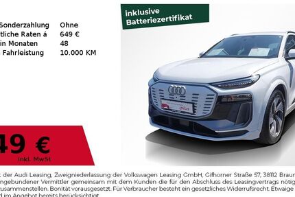 Audi Q6 e-tron 18.150 km 64.480 € Erlangen 91058