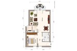 Möblierte 2 Zimmerwohnung zur Miete in Niendorf.