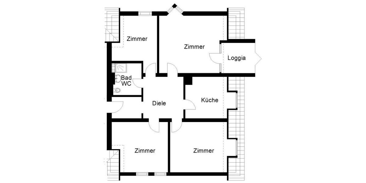 Wohnung zum Mieten in Herzberg 760,95 € 101.46 m² 4 zimmer