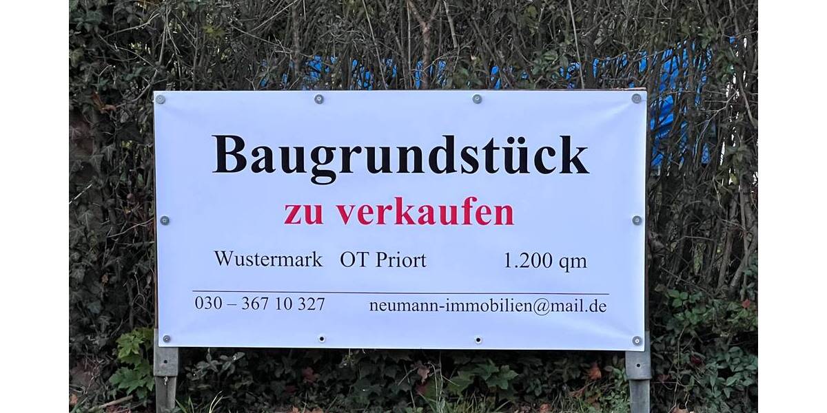 Grundstück Wustermark Priort - 299.000&euro; | Angebot:20657712