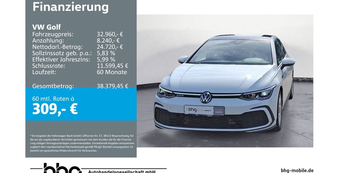VW Golf 33.985 km 32.960 &euro; Reutlingen 72770