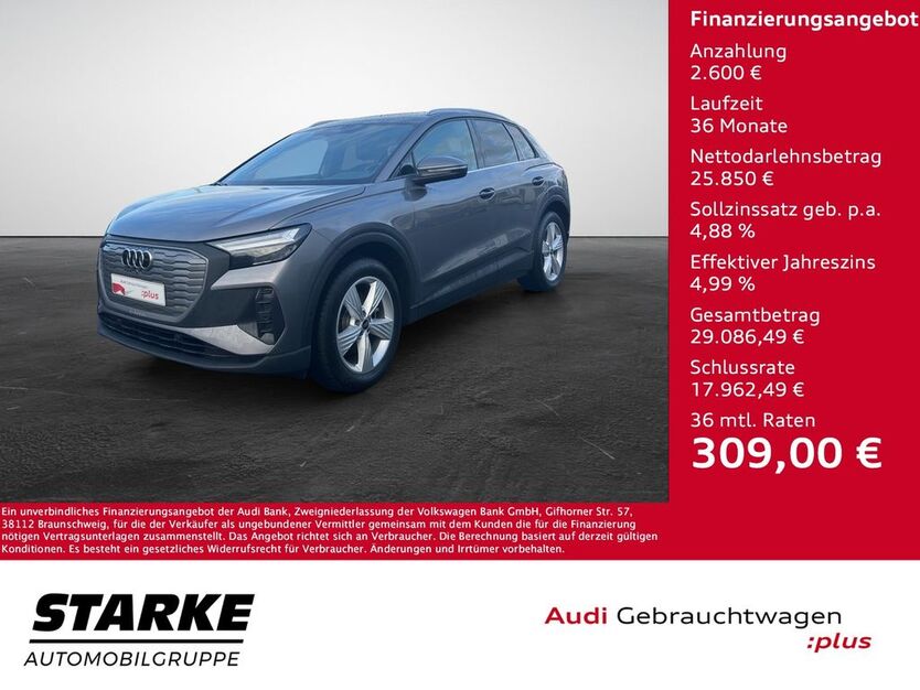 Audi Q4 e-tron 27.250 km 28.450 € Vechta 49377