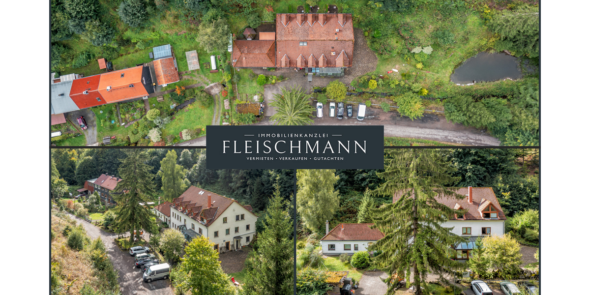 Pension mit 20 Zimmern in ruhiger Lage – ideal für Vermietungs- oder Nutzungskonzepte - Gewerbeobjekt Tambach-Dietharz Dietharz | Angebot:26362110