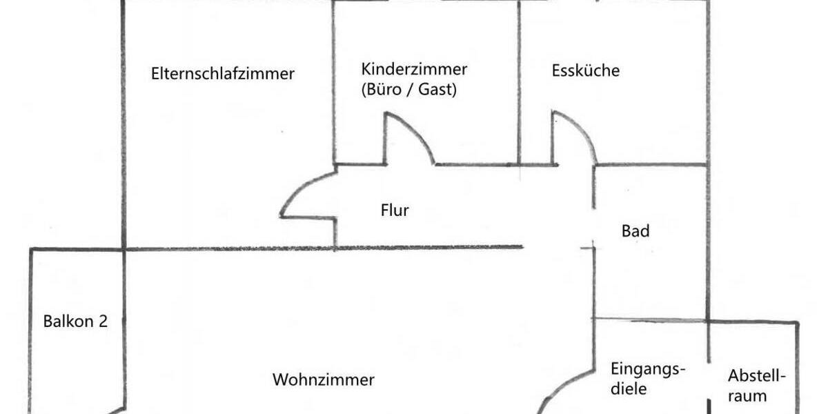 Etagenwohnung Lahr/Schwarzwald Lahr - 3 Zimmer, 90 m&sup2;, 209.000&euro; | Angebot:26388801