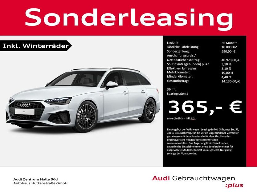 Audi A4 25.281 km 40.620 € Halle (Saale) 06110
