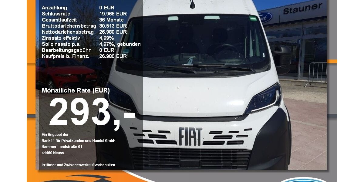 Fiat Ducato 27.675 km 26.980 &euro; Neustadt / Donau 93333