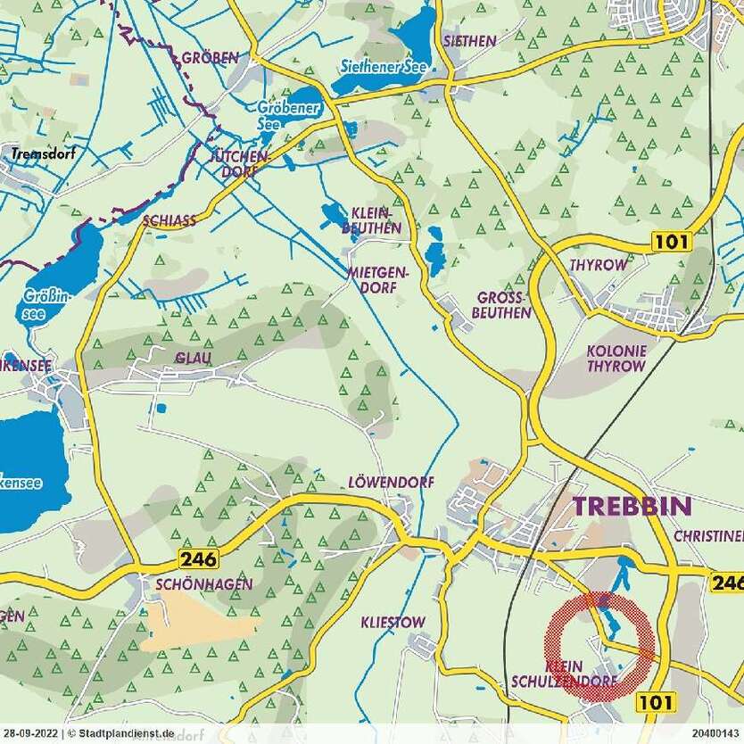 Grundstück zu verkaufen in Trebbin 490.000 € 1884 m²