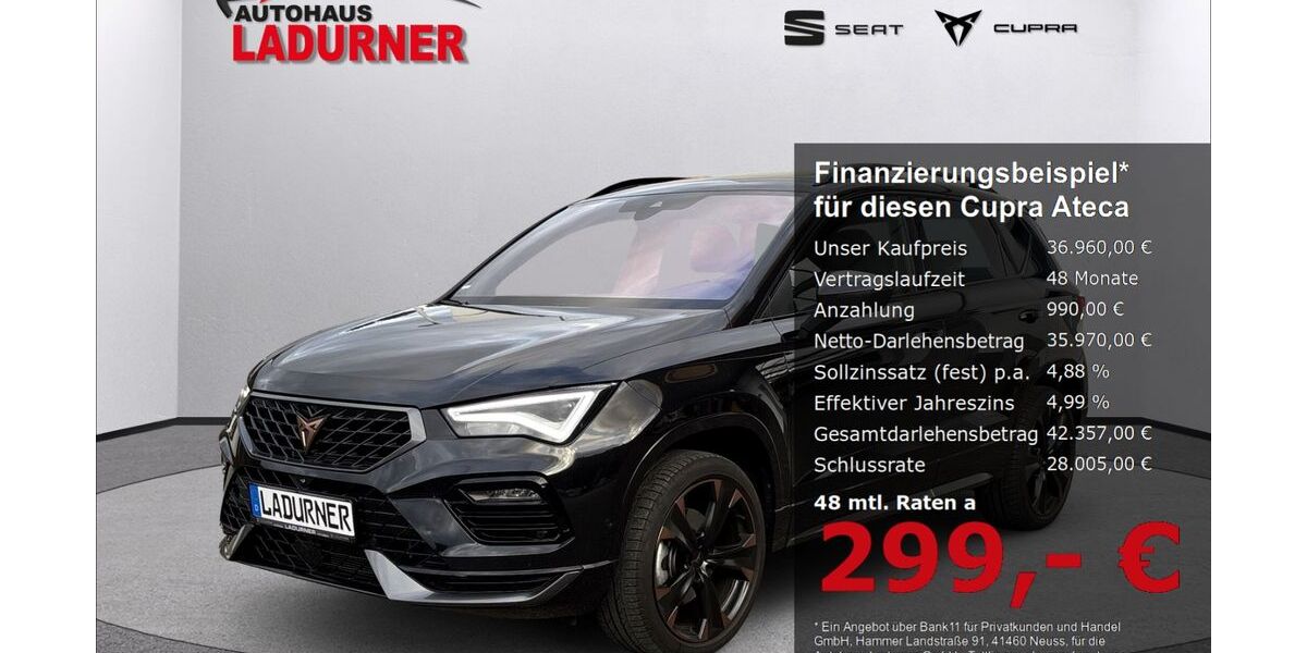 Cupra Ateca 17.250 km 36.960 &euro; Tuttlingen 78532
