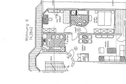 DG-Wohnung 74,3 qm Mieteinnahmen p.A. 5520 Euro Rendite 6,13% 3 zimmer