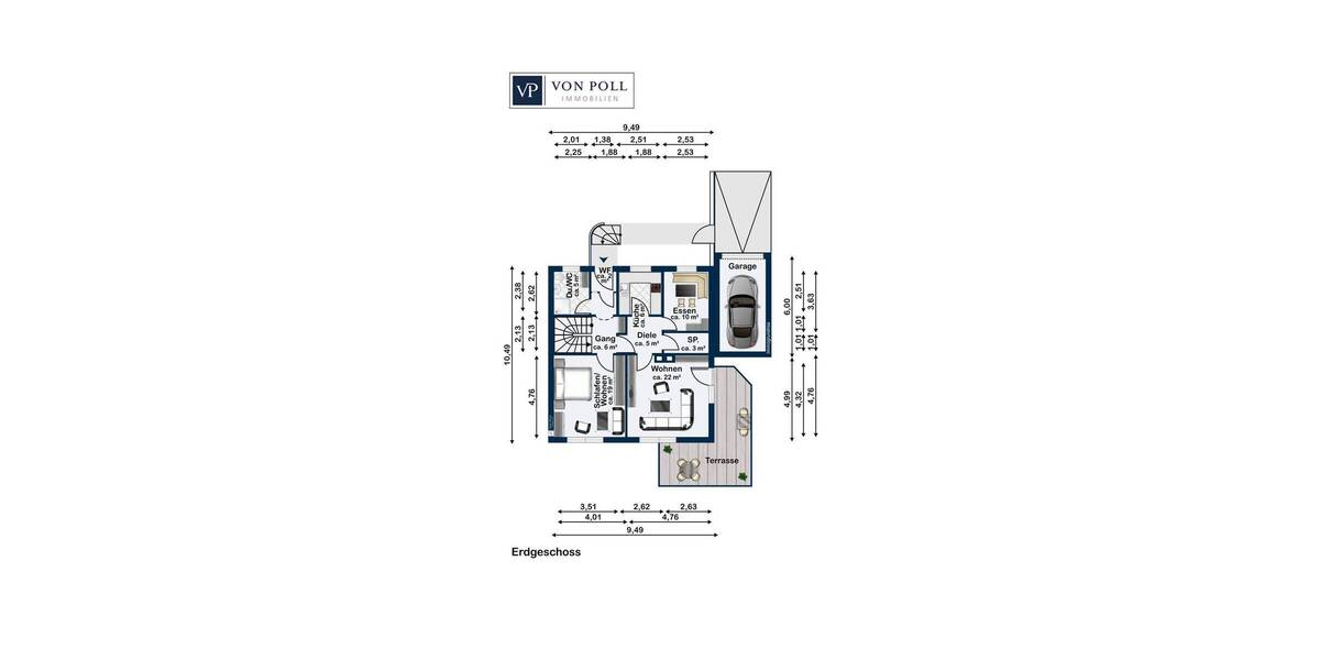 Doppelhaushälfte Ansbach - 8 Zimmer, 150 m&sup2;, 469.000&euro; | Angebot:26106506
