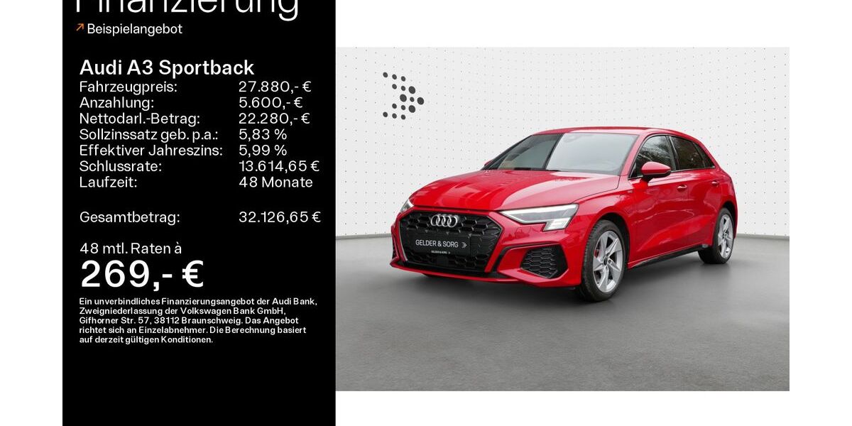 Audi A3 23.000 km 27.880 &euro; Haßfurt 97437