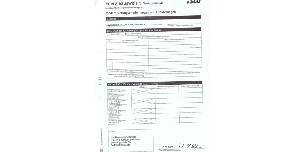 Eigentumswohnung in Bad Liebenwerda Privatverkauf 3 zimmer