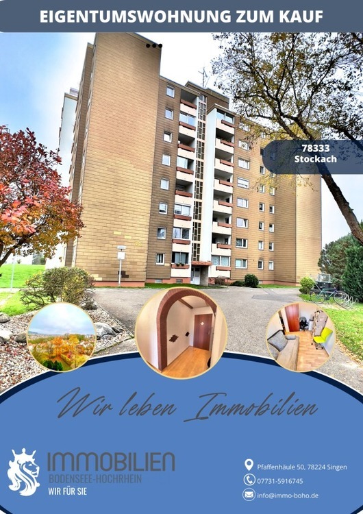 Eigentumswohnung mit Panoramablick in Stockach zu verkaufen 4 zimmer