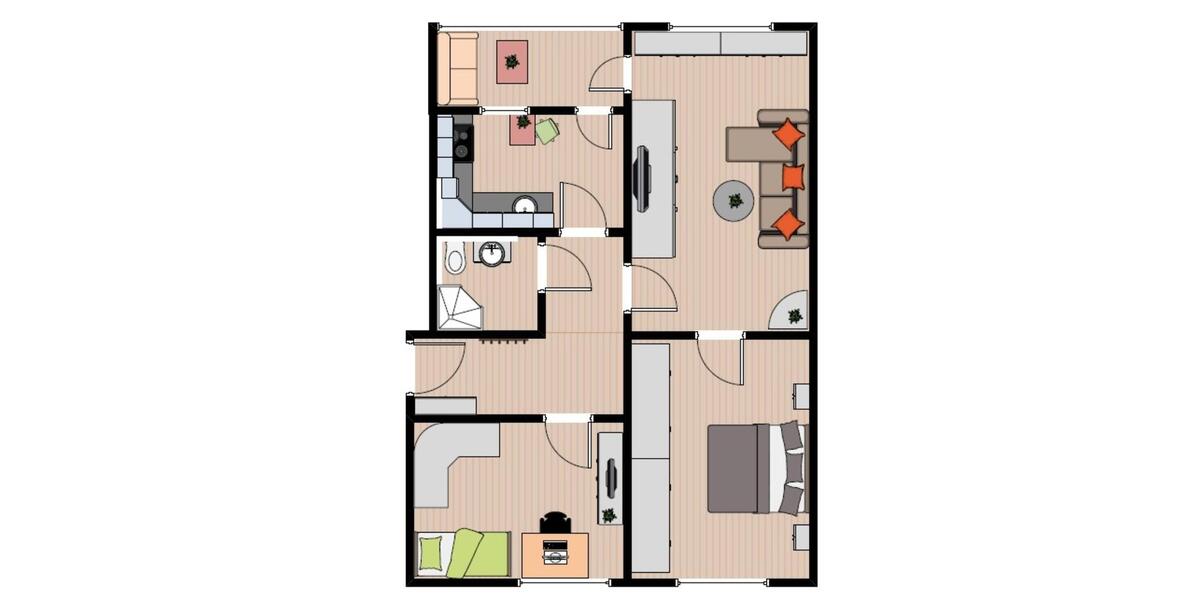 Hochparterre Hohenmölsen - 3 Zimmer, 67 m&sup2;, 55.000&euro; | Angebot:25253817