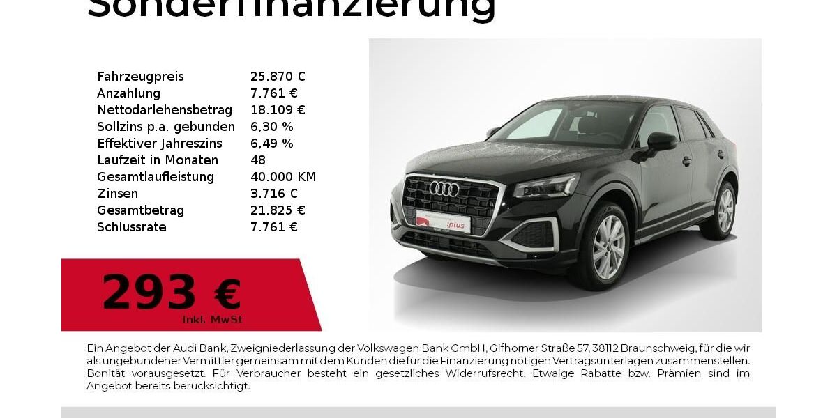 Audi Q2 7.900 km 25.870 &euro; Nürnberg 90411