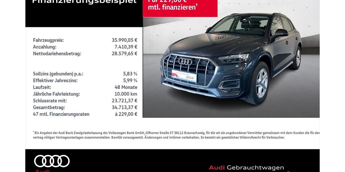 Audi Q5 45.365 km 35.990 &euro; Rostock 18059