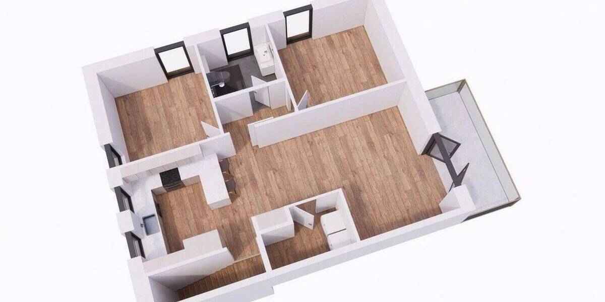 Etagenwohnung Bispingen - 3 Zimmer, 91 m&sup2;, 1.249&euro; | Angebot:26814655