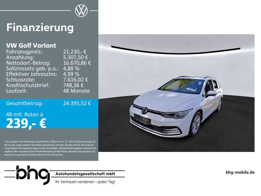 VW Golf 14.680 km 21.230 € Freiburg 79115
