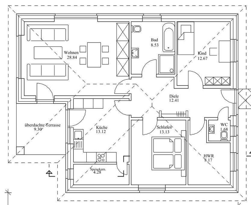 Haus zum Kaufen in Hambühren 399.000 € 105 m²