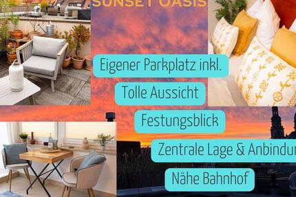 Tiny Penthouse „Sunset Oasis“ - Zentral - inkl. Parkplatz