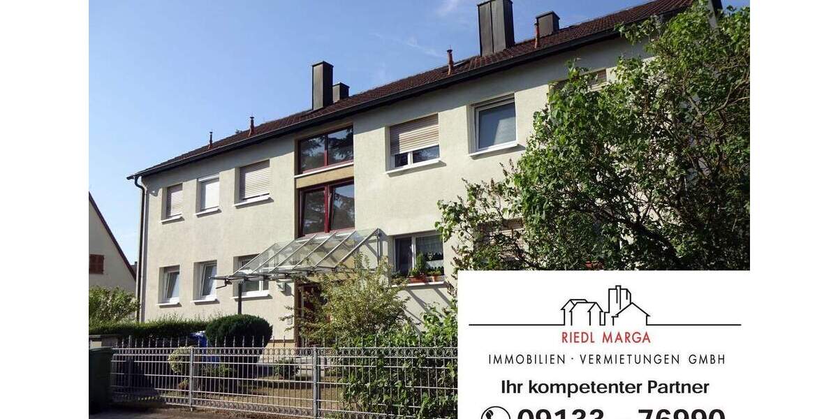 Alterlangen! Schöne 3-Zimmer-Mietwohnung mit Balkon, Gartenanteil und Garage in gepflegtem 4-Familienwohnhaus 3 zimmer
