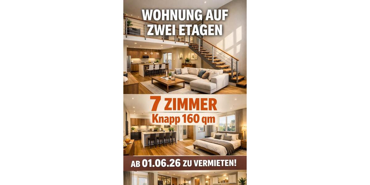 Etagenwohnung Medebach - 7 Zimmer, 159 m&sup2;, 800&euro; | Angebot:25484287