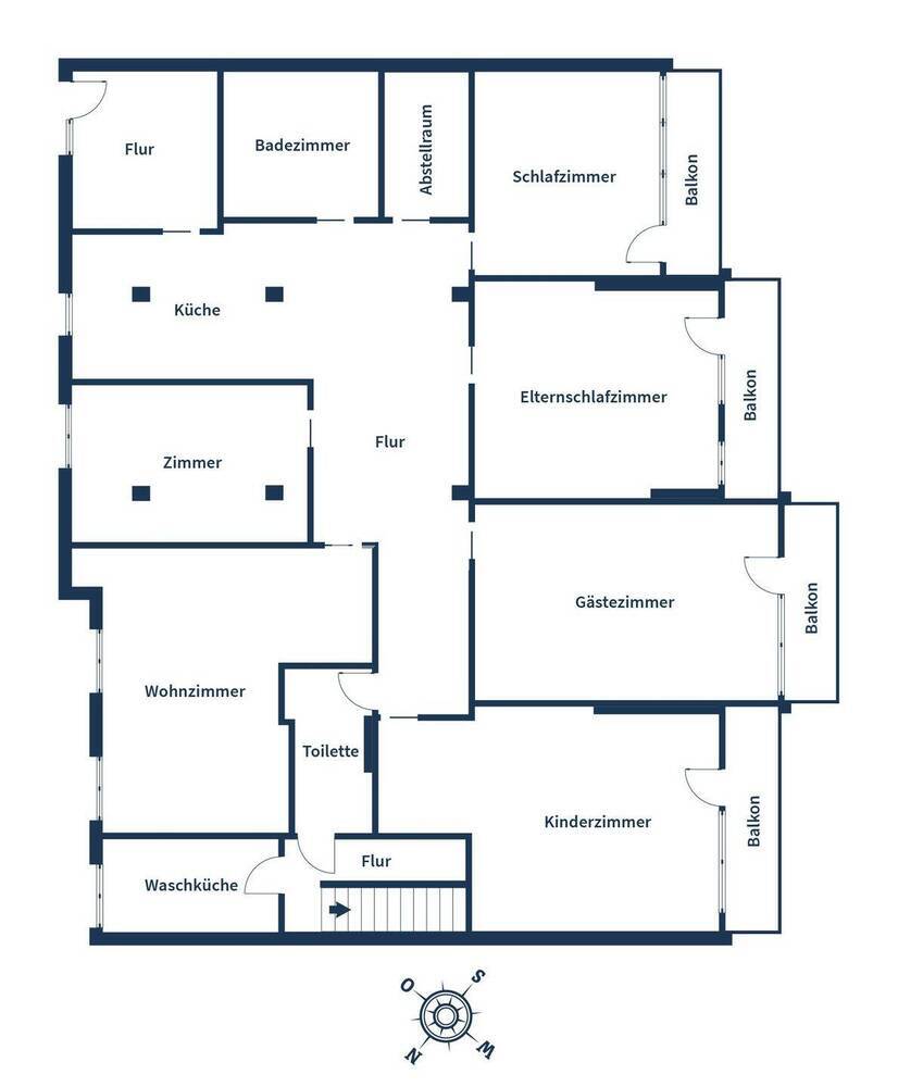 Bezugsfrei! Großzügige 6-Zimmer-Wohnung mit Balkon, EBK und 4 Stellplätzen in Wetter (Ruhr)