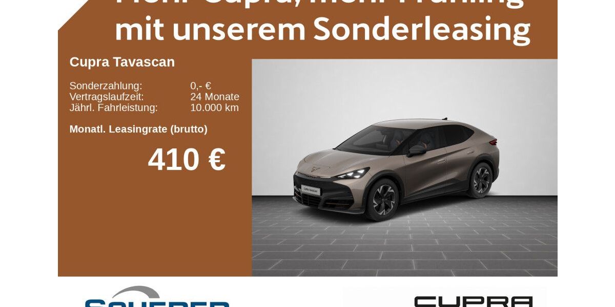 Cupra Tavascan 13.421 km 40.480 &euro; Mayen 56727