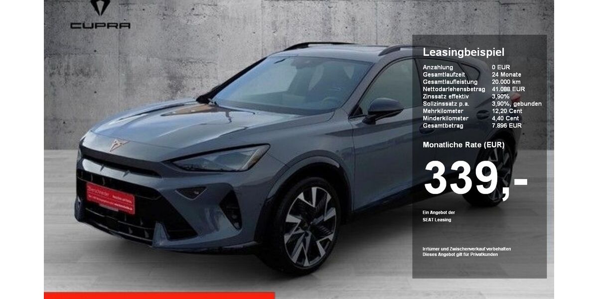 Cupra Formentor 12.048 km 43.490 &euro; Riedenburg 93339