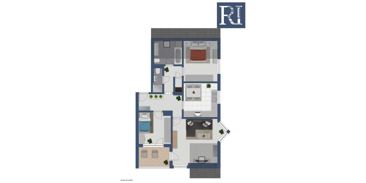 Etagenwohnung Ochsenfurt - 3 Zimmer, 80 m&sup2;, 215.000&euro; | Angebot:25108724