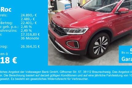 VW T-Roc 12.100 km 24.890 € Gersthofen 86368