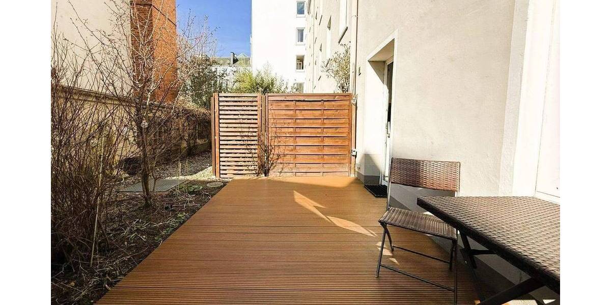 Terrassenwohnung Hamburg Winterhude - 2 Zimmer, 42 m&sup2;, 379.000&euro; | Angebot:26879286