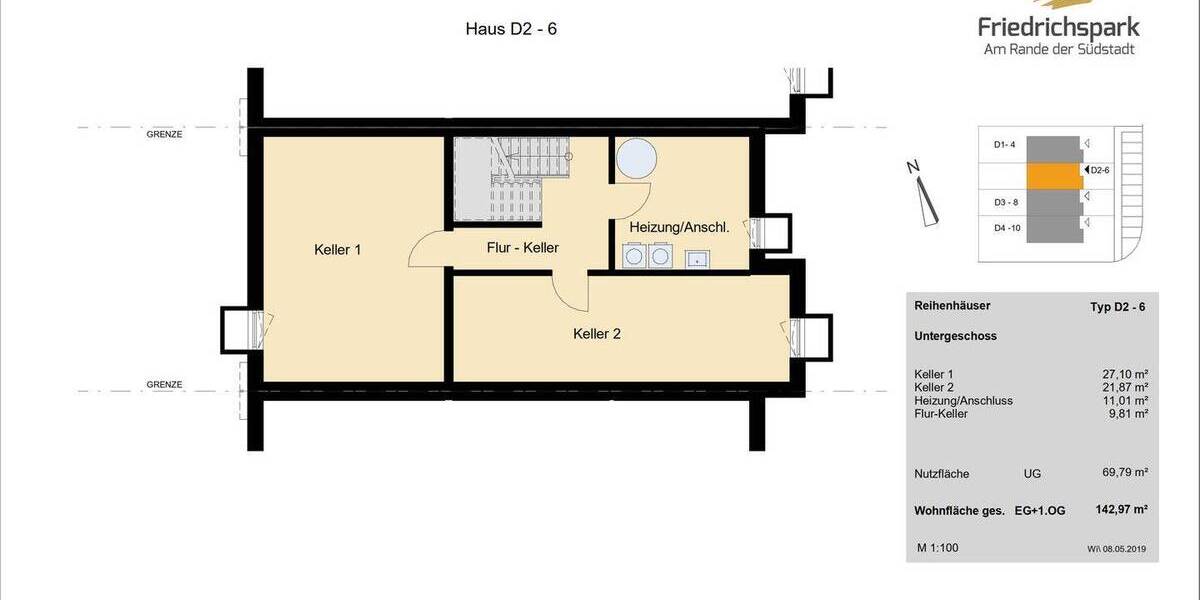 Reihenmittelhaus Villingen-Schwenningen Villingen - 5 Zimmer, 143 m&sup2;, 579.000&euro; | Angebot:26778606