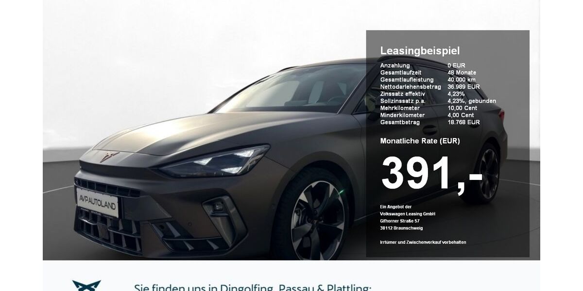 Cupra Leon 5.828 km 36.989 &euro; Passau 94036