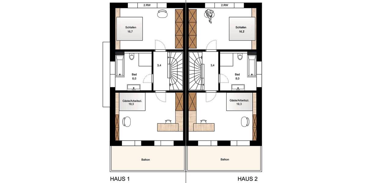 Doppelhaushälfte Stuttgart / Möhringen Möhringen - 6 Zimmer, 178 m&sup2;, 1.278.592&euro; | Angebot:25915880