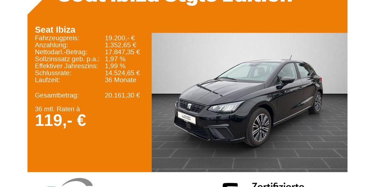 Seat Ibiza 19.340 km 19.200 &euro; Simmern 55469