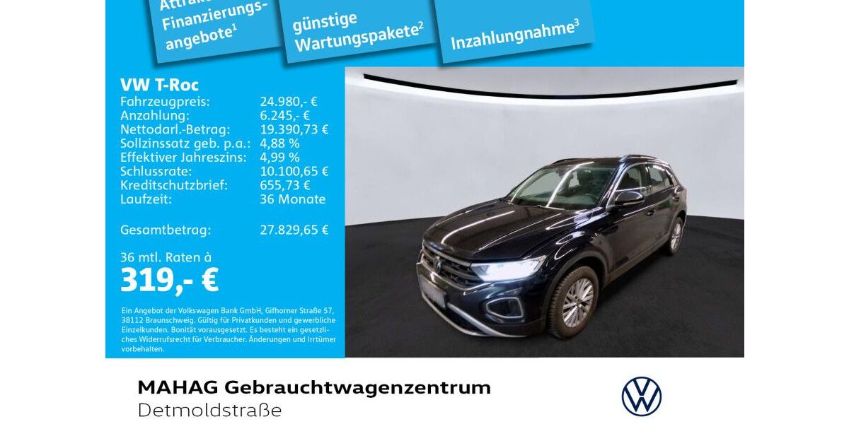 VW T-Roc 14.801 km 24.980 &euro; München 80935