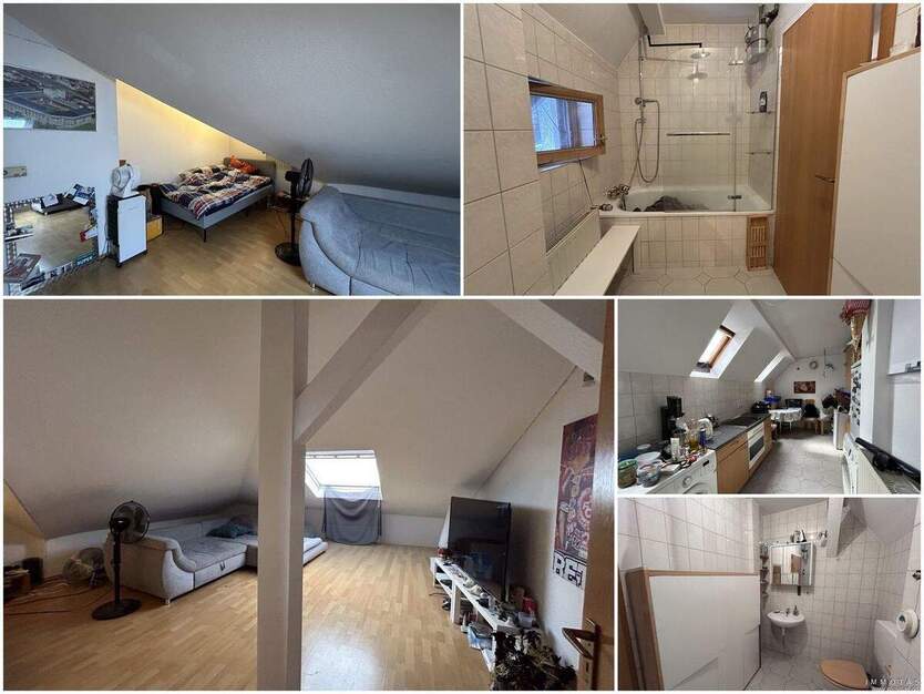 BIETERVERFAHREN - PROVISIONSFREI für Käufer - vermietete 2-ZKB im DG in Kaiserslautern 2 zimmer