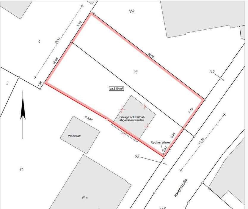 Grundstück zu verkaufen in Lage 125.000 € 510 m²