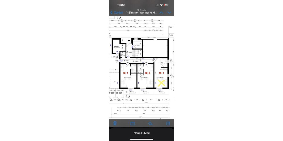 Erdgeschoßwohnung Visselhövede - 1 Zimmer, 39 m&sup2;, 540&euro; | Angebot:25284449