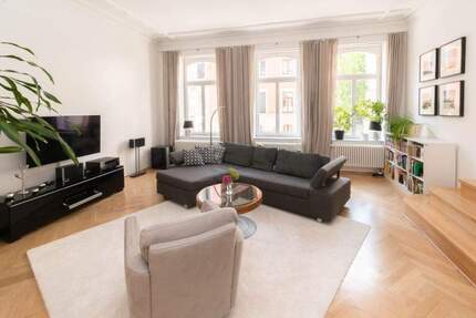 STIL TRIFFT AUF PRIVATSPHÄRE - Exklusive Gartenwohnung im Herzen des Waldstraßenviertels 4 zimmer
