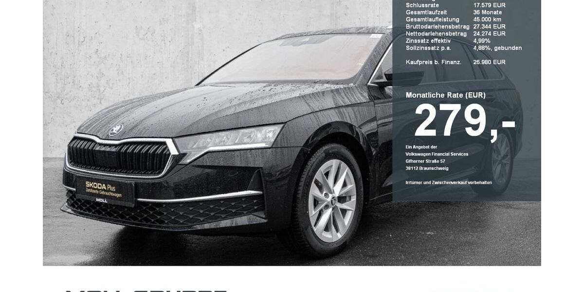 Skoda Octavia 9.748 km 26.980 &euro; Düsseldorf 40474