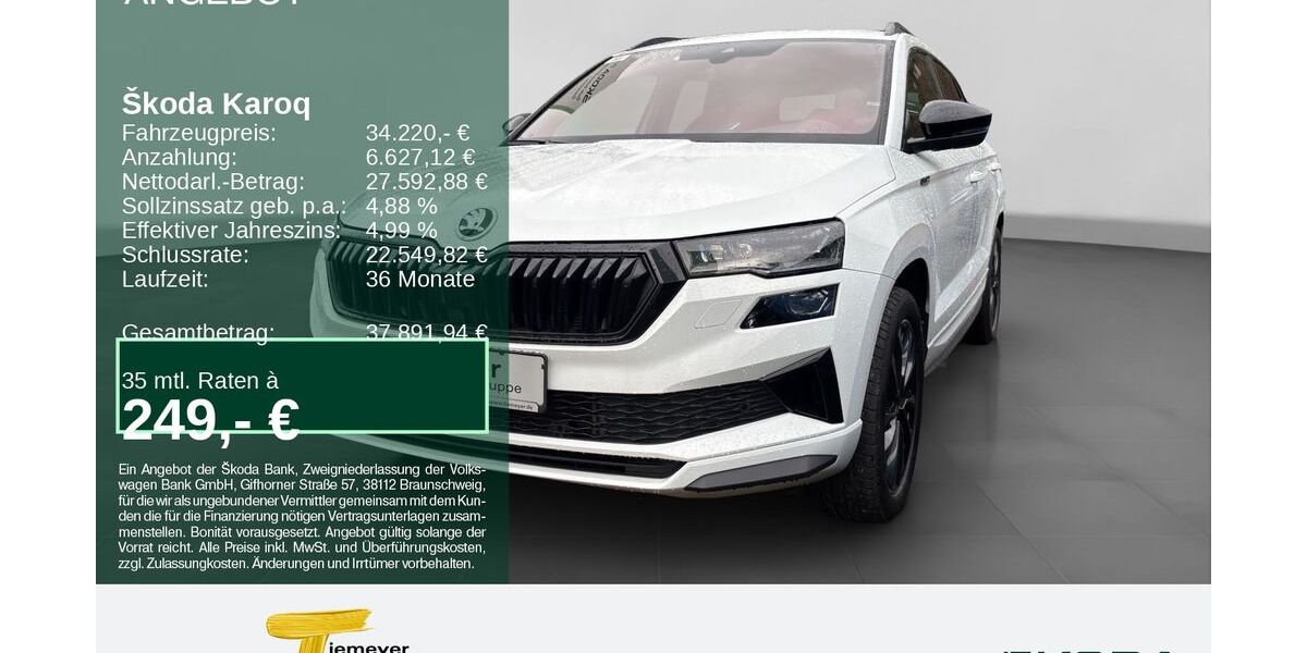 Skoda Karoq 34.199 km 33.590 &euro; Werdohl 58791